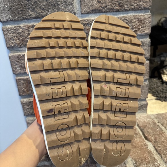 SOREL Roaming Two Strap Slide Sandal Limited Edition x prAna Orange sz 10.5M #22 - Picture 6 of 16